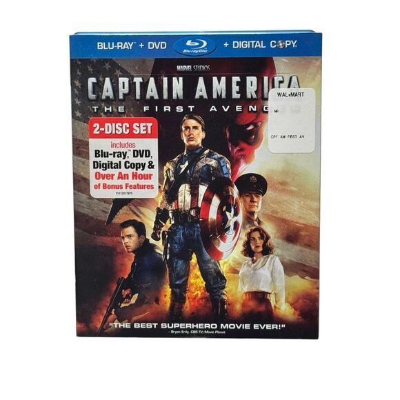 Captain America: The First Avenger (Two-Disc Blu-ray/DVD Combo - Picture 1 of 6